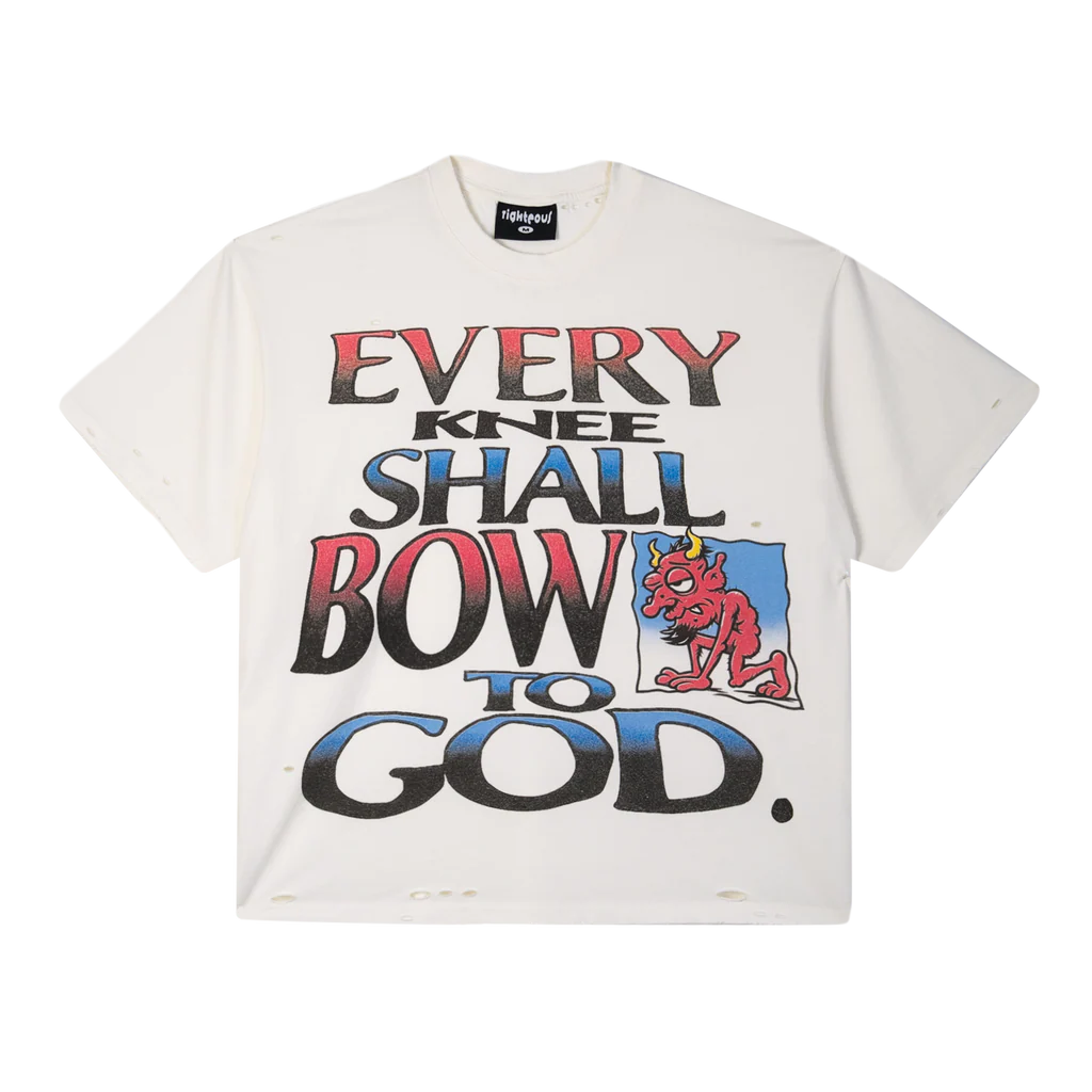 EveryKneeShalBowV5_21bb94c9-ccc0-4789-8661-4efcdd47175d_1024x.webp "Bow to God" Tee - Image 1